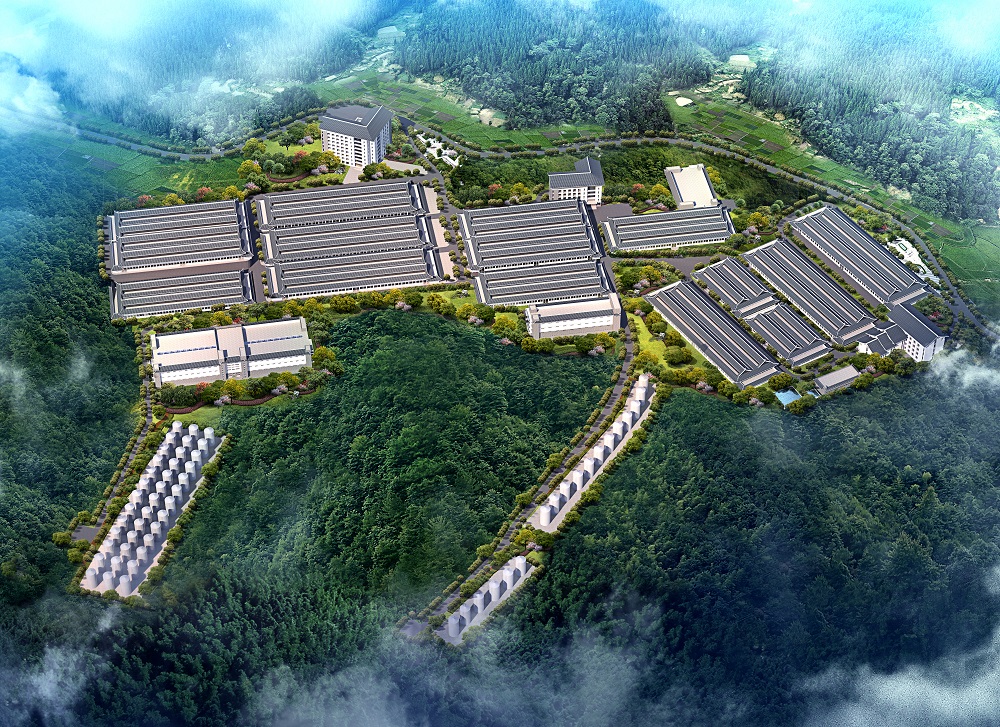 酿酒车间鸟瞰图